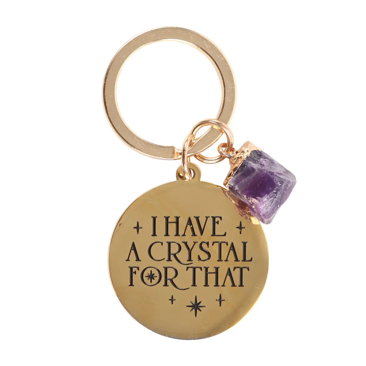 Amethyst Keychain - A Crystal for Protection, Clarity & Calm