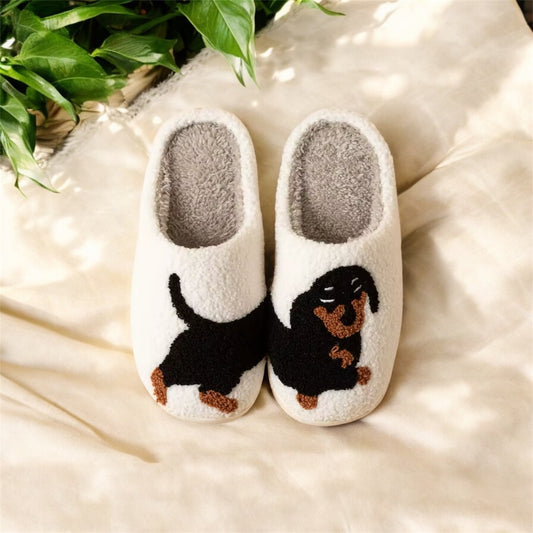 Cozy Dachshund Slipper