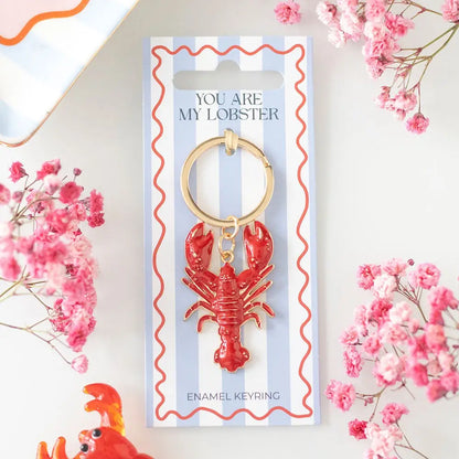 You Are My Lobster Enamel Keychain– A Cute Symbol of True Love