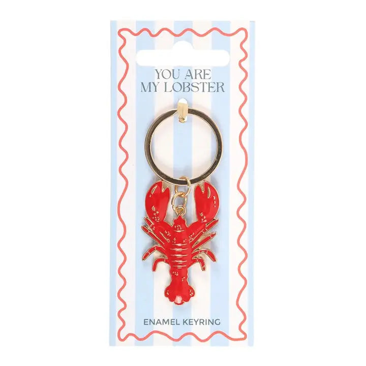 You Are My Lobster Enamel Keychain– A Cute Symbol of True Love