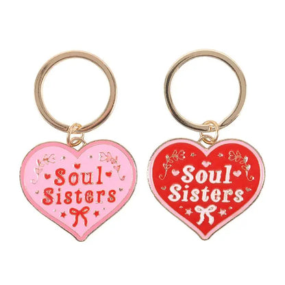 Soul Sisters Enamel Keyring Set