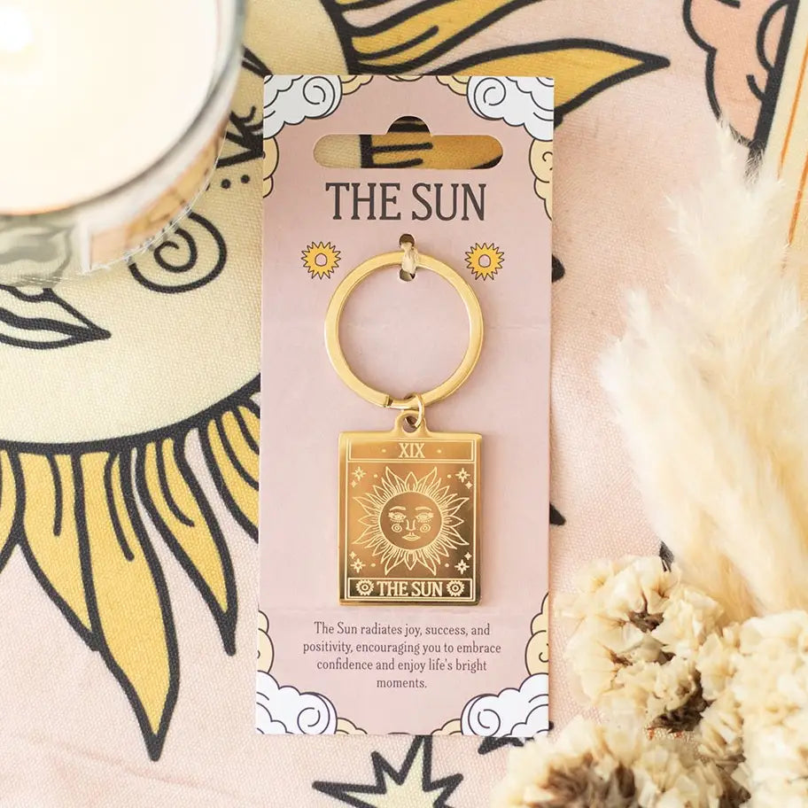 The Sun Tarot Keycha – A Symbol of Joy, Confidence & Positive Energy
