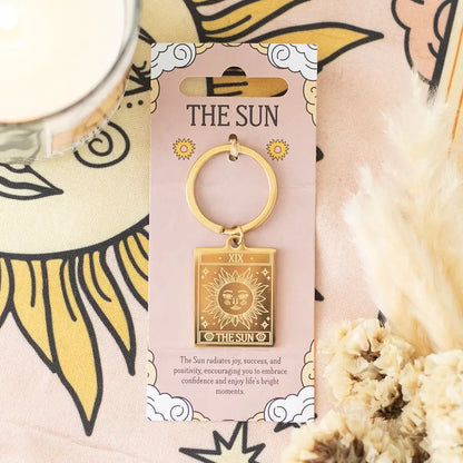 The Sun Tarot Keycha – A Symbol of Joy, Confidence & Positive Energy